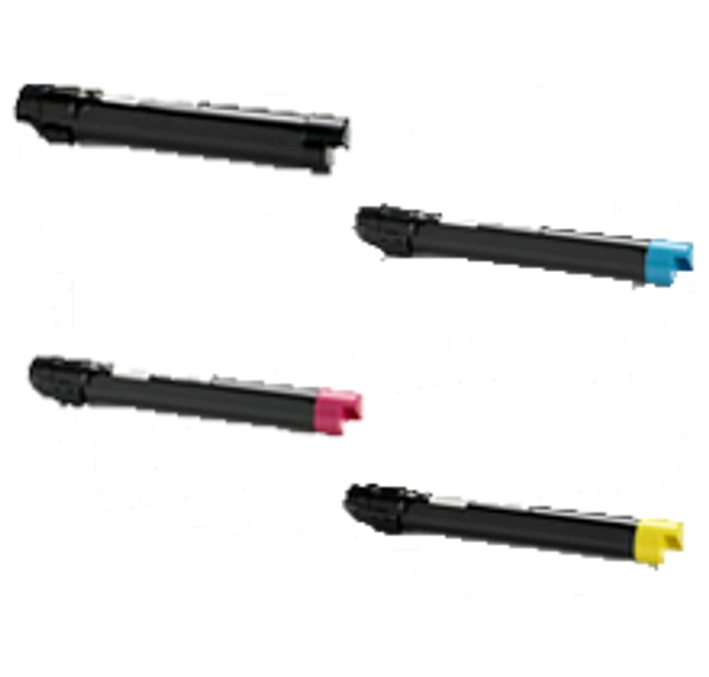 XEROX 7525 / 7530 Laser Toner Cartridge Set Black Cyan Yellow Magenta