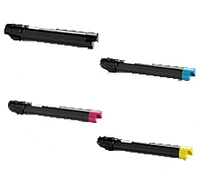 XEROX 7525 / 7530 Laser Toner Cartridge Set Black Cyan Yellow Magenta