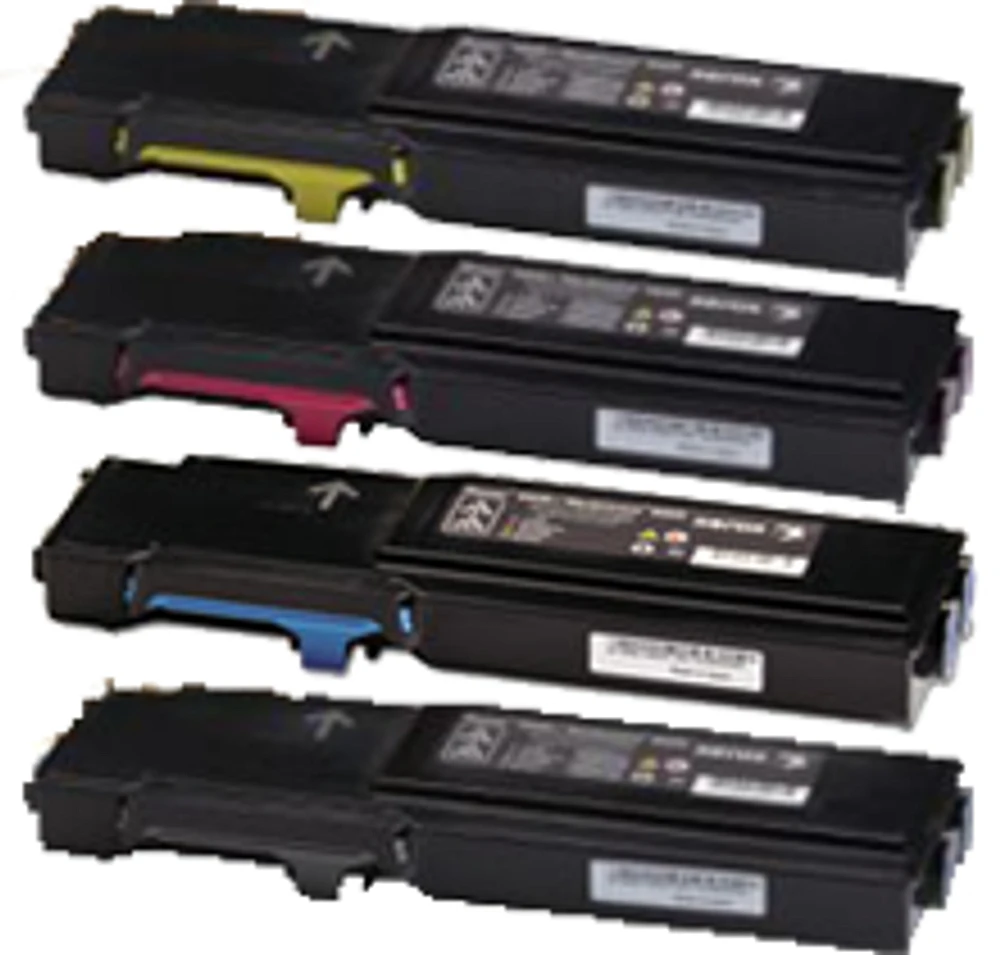 XEROX 6600 / 6605 High Yield Laser Toner Cartridge Set Black Cyan Magenta Yellow