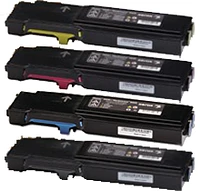 XEROX 6600 / 6605 High Yield Laser Toner Cartridge Set Black Cyan Magenta Yellow