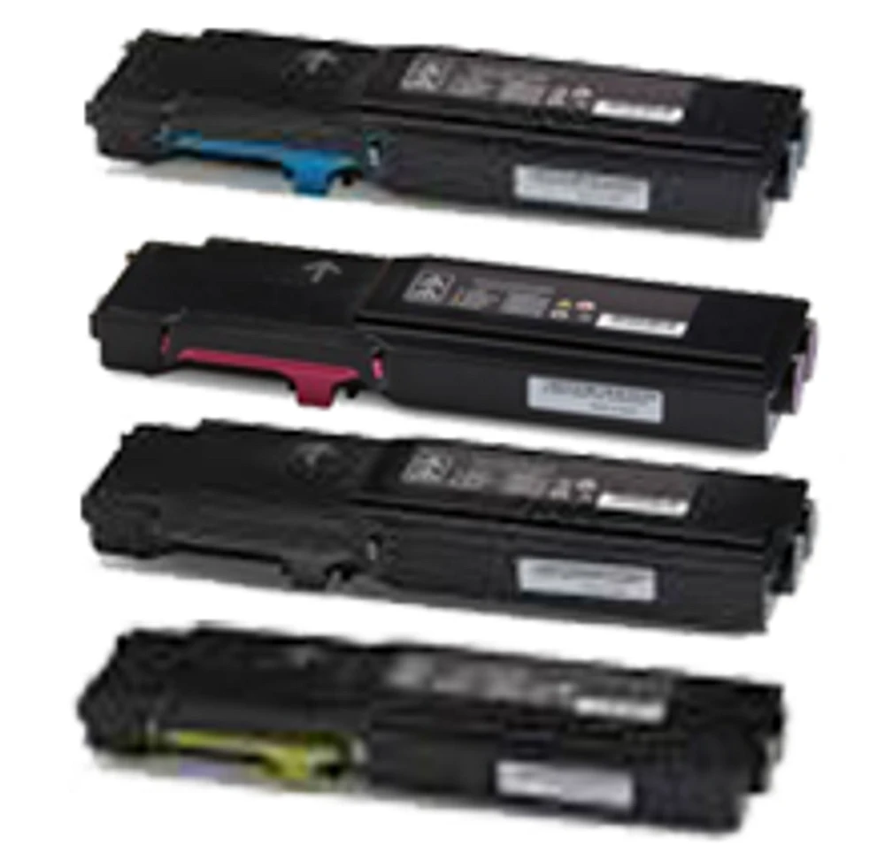 XEROX 6655 Laser Toner Cartridge Set Black Yellow Magenta Cyan