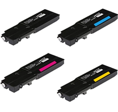 XEROX C400 / C405 High Yield Laser Toner Cartridge Set Black Cyan Magenta Yellow