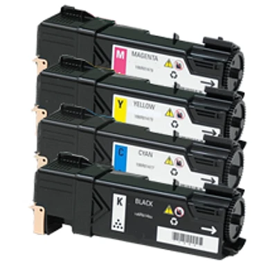 XEROX 6140 Laser Toner Cartridge Set Black Cyan Yellow Magenta