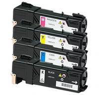 XEROX 6140 Laser Toner Cartridge Set Black Cyan Yellow Magenta