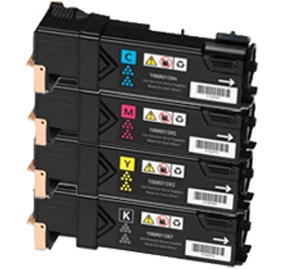 XEROX Phaser 6500 High Yield Laser Toner Cartridge Set Black Cyan Magenta Yellow