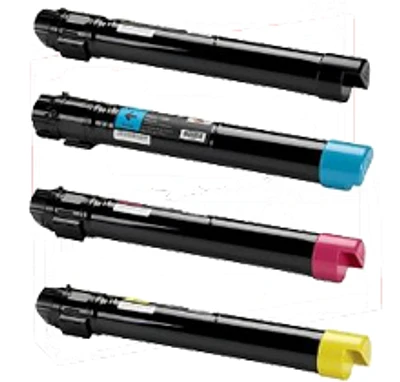 Xerox Phaser 7500 Laser Toner Cartridge Set Black Cyan Yellow Magenta