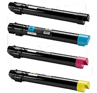 Xerox Phaser 7500 Laser Toner Cartridge Set Black Cyan Yellow Magenta