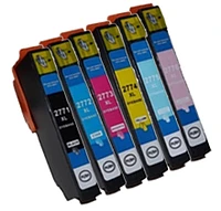 Epson T277XL Ink / Inkjet Cartridge Set Black Cyan  Yellow Magenta Light Cyan Light Magenta