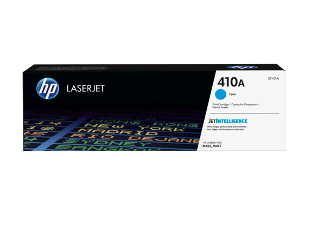 HP CF411A (410A) Cyan Laser Toner Cartridge