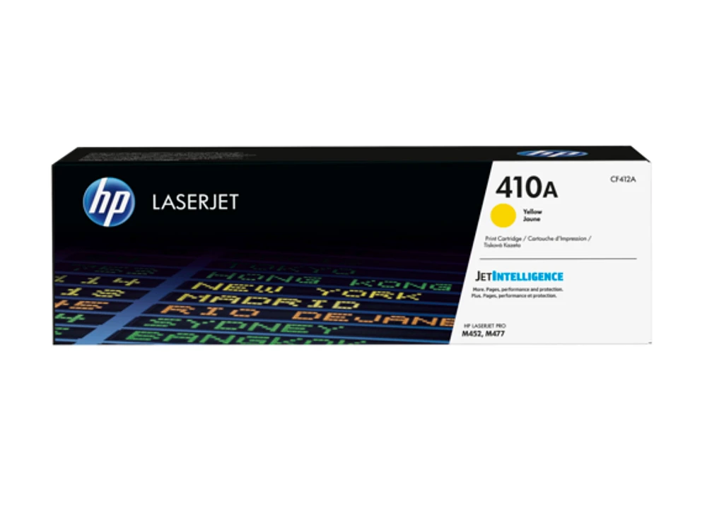 HP CF412A (410A) Yellow Laser Toner Cartridge