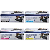 Brother TN336 Laser Toner Cartridge SET Black Yellow Magenta Cyan