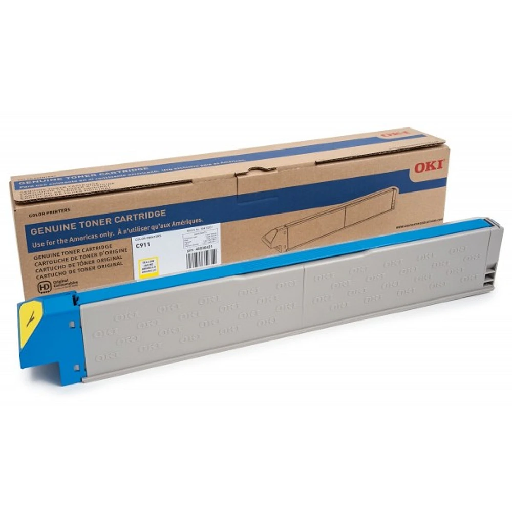 OKI Toner Cartridge For C911 Yellow - 24K