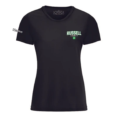 RUSSELL COUNTY ATC L350 ADULT LADIES PRO TEAM TSHIRT (BLACK)