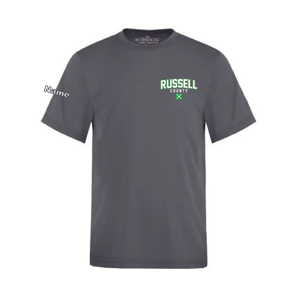 RUSSELL COUNTY ATC Y350 YOUTH PRO TEAM TSHIRT (COAL GREY)