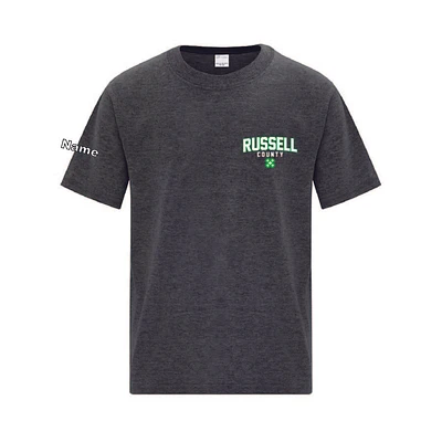 RUSSELL COUNTY ATC1000Y YOUTH TSHIRT (DARK HEATHER GREY)