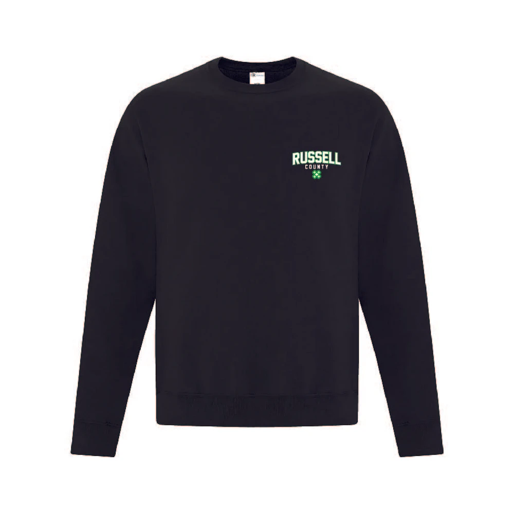 RUSSELL COUNTY ATCF2400 CREWNECK SWEATSHIRT (BLACK)