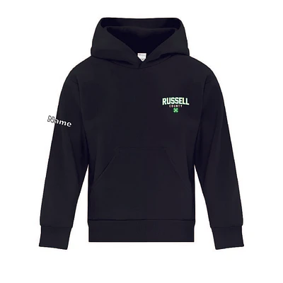 RUSSELL COUNTY ATCY2500 YOUTH FLEECE HOODED SWEATSHIRT (BLACK)