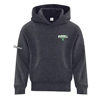 RUSSELL COUNTY ATCY2500 YOUTH FLEECE HOODED SWEATSHIRT (DARK HEATHER GREY)