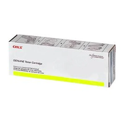 Brand New Original Okidata OEM- Yellow Laser Toner Cartridge