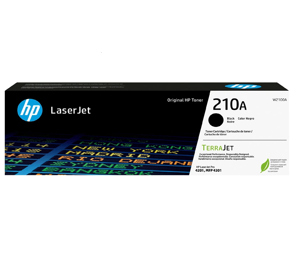 ~Brand New Original HP W2100A (210A) Black Laser Toner Cartridge