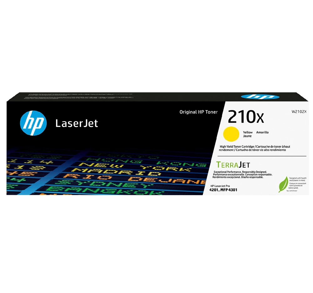 ~Brand New Original HP W2102X (210X) High Yield Yellow Laser Toner Cartridge