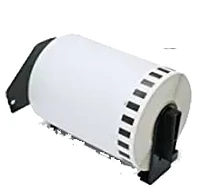 Brother DK-2243 - Black/White Continuous Length Paper Tape - 4.0" x 100' (101 mm x 30.4 m)