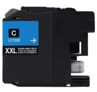 Brother LC-105C Ink / Inkjet Cartridge High Yield - Cyan