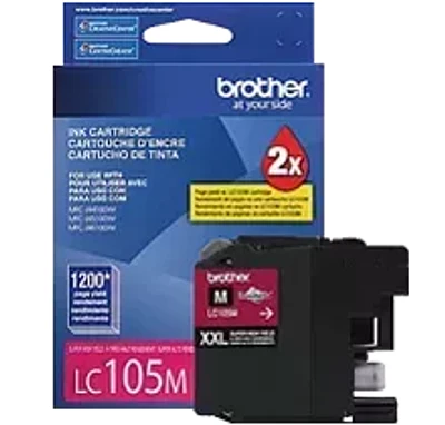 Brand New Original Brother LC-105M Ink / Inkjet Cartridge High Yield - Magenta