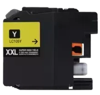 Brother LC-105Y Ink / Inkjet Cartridge High Yield - Yellow