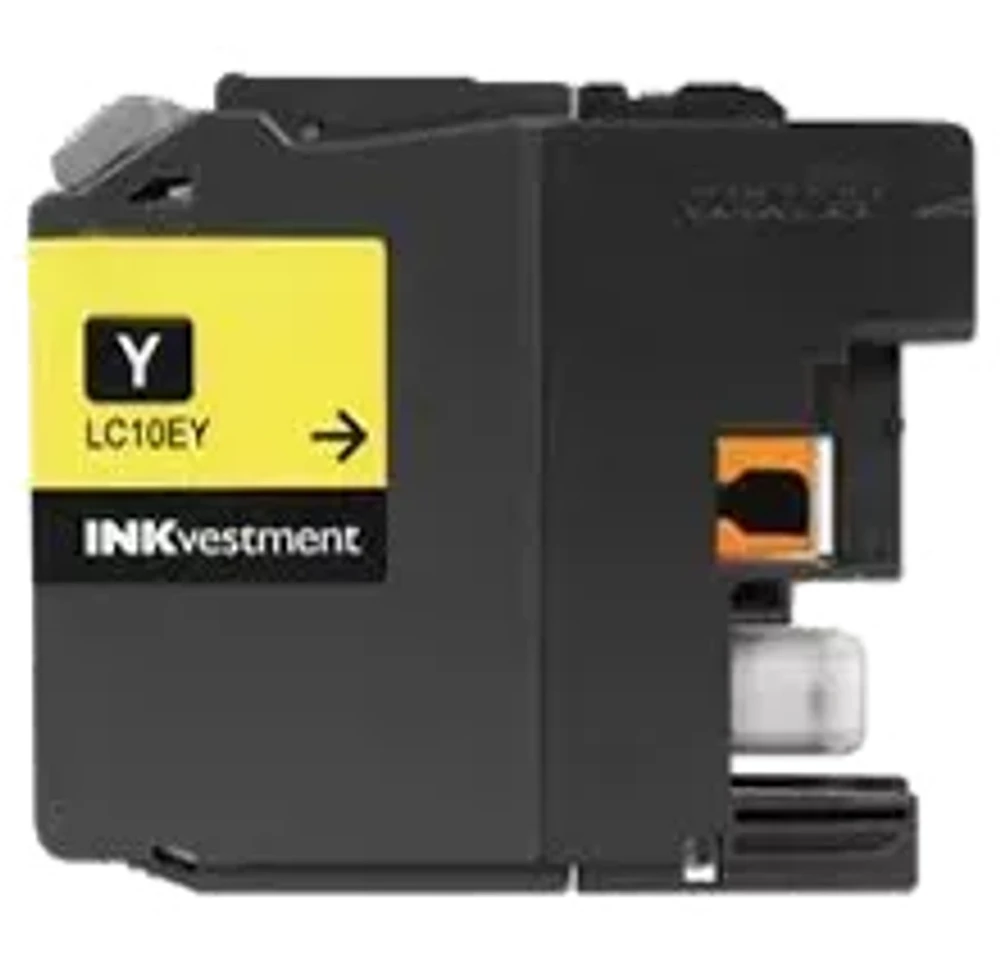 Brother LC-10EY Ink / Inkjet Cartridge High Yield - Yellow