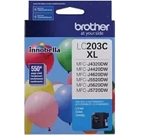 Brand New Original Brother LC-203C Ink / Inkjet Cartridge High Yield - Cyan