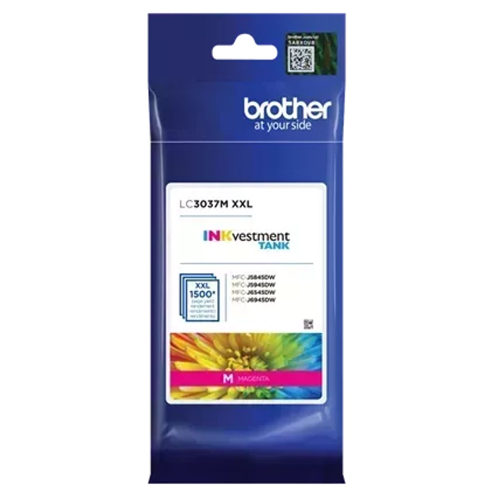 Brand New Original Brother LC-3037M Ink / Inkjet Cartridge Super High Yield - Magenta