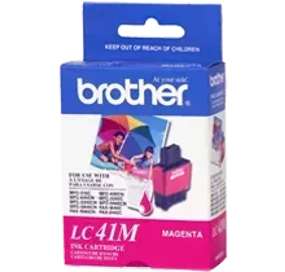 Brand New Original Brother LC-41M Ink / Inkjet Cartridge - Magenta