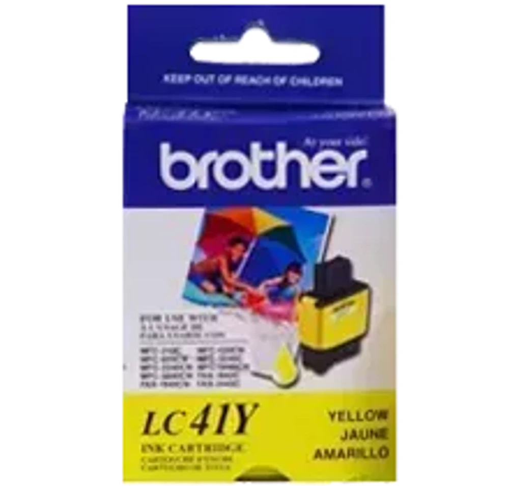 Brand New Original Brother LC-41Y Ink / Inkjet Cartridge - Yellow