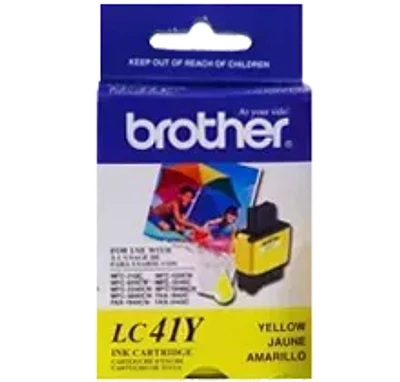 Brand New Original Brother LC-41Y Ink / Inkjet Cartridge - Yellow