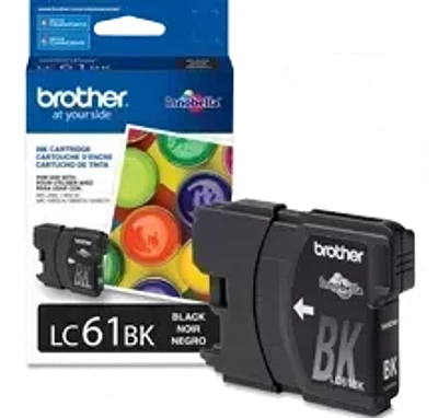 Brand New Original Brother LC-61BK Ink / Inkjet Cartridge - Black