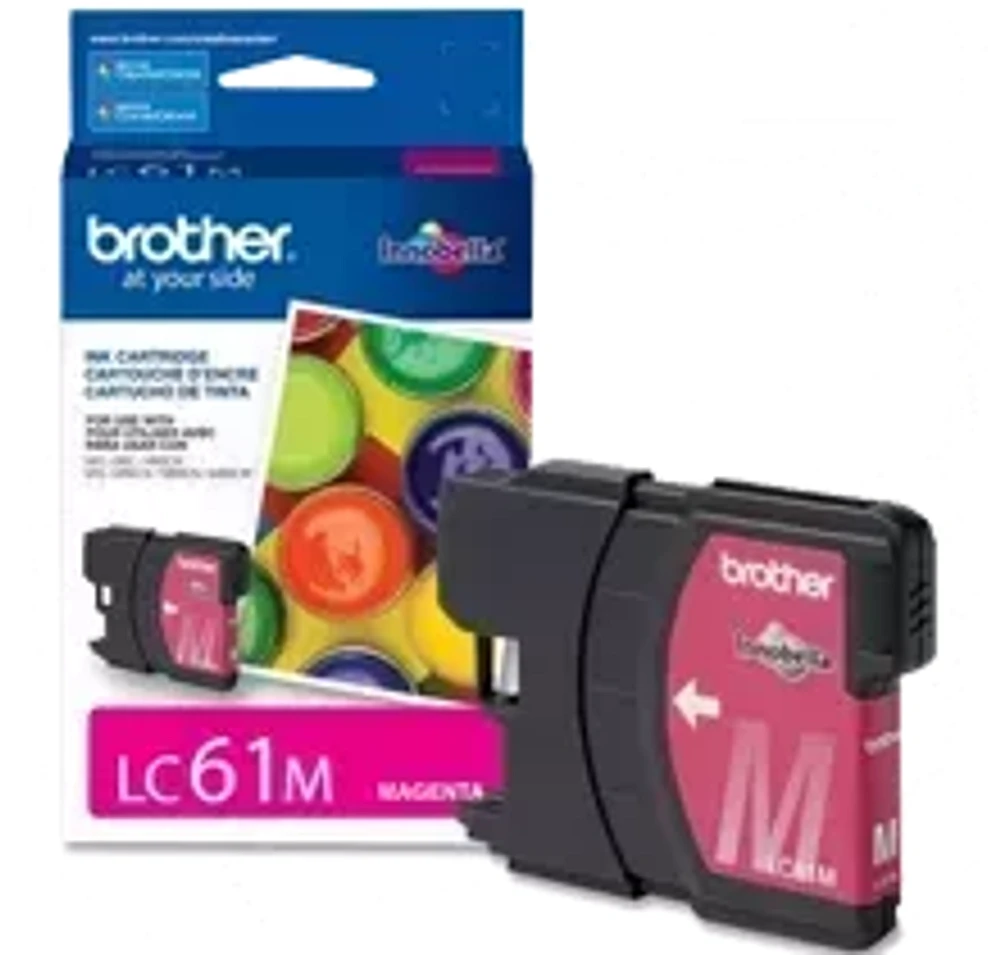 Brand New Original Brother LC-61M Ink / Inkjet Cartridge - Magenta