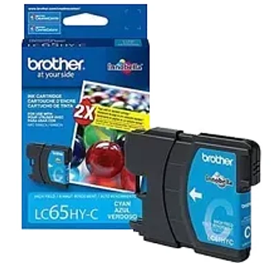 Brand New Original Brother LC-65C Ink / Inkjet Cartridge High Yield - Cyan