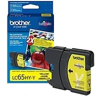 Brand New Original Brother LC-65Y Ink / Inkjet Cartridge High Yield - Yellow