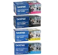 Brand New Original Brother TN- Laser Toner Cartridge Set - High Yield