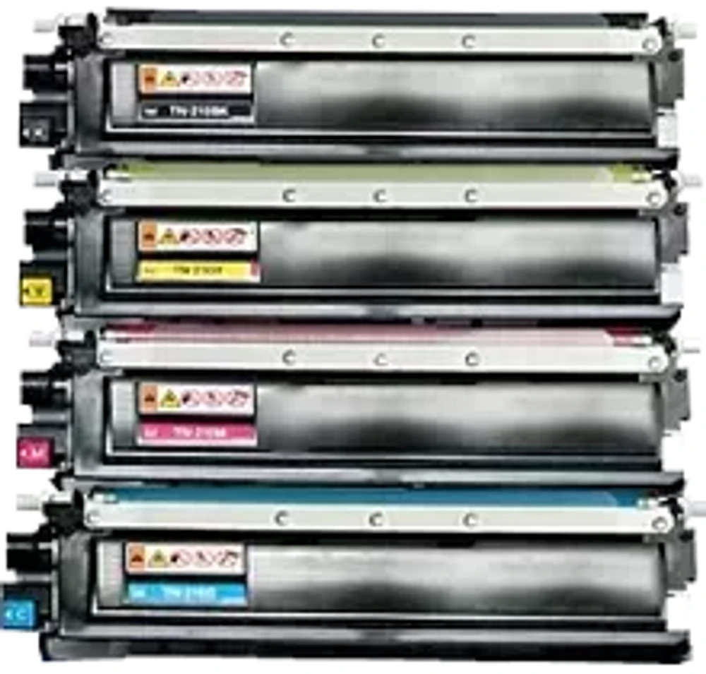 Brother TN-210 Laser Toner Cartridge Set - Black Cyan Magenta Yellow