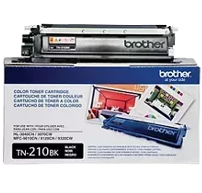 Brand New Original Brother TN-210BK Laser Toner Cartridge - Black