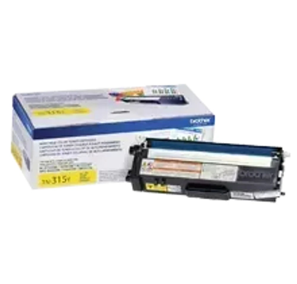 Brand New Original Brother TN-315Y Laser Toner Cartridge - High Yield - Yellow