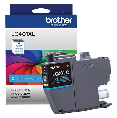 ~Brand New Original Brother LC401XLC Cyan Ink / Inkjet Cartridge