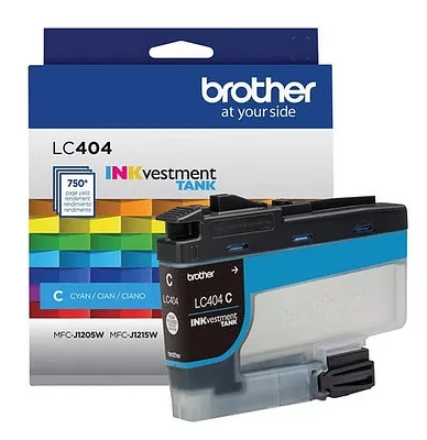 ~Brand New Original Brother LC404C Cyan Ink / Inkjet Cartridge