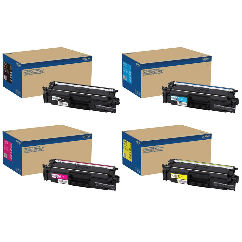 ~Brand New Original Brother TN815 Ultra High Yield Black Cyan Magenta Yellow Laser Toner Cartridge Set