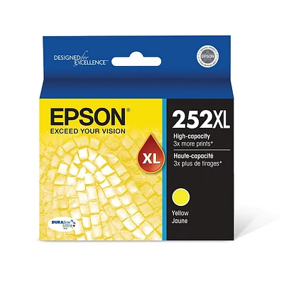 ~Brand New Original Epson T252XL420 High Yield Yellow Ink / Inkjet Cartridge