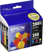 ~Brand New Original Epson T288 High Yield Black Standard Cyan Magenta Yellow Ink / Inkjet Cartridge