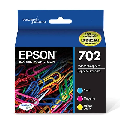 ~Brand New Original Epson T702520 Cyan Magenta Yellow Ink / Inkjet Cartridge Tri-Pack