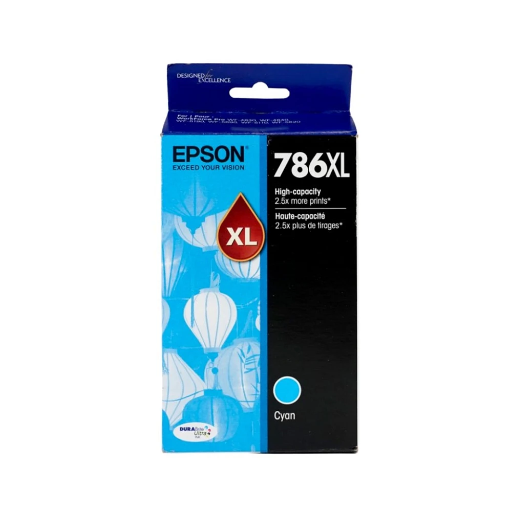 ~Brand New Original Epson T786XL220 High Yield Cyan Ink / Inkjet Cartridge